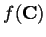 $f({\bf C})$
