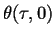 $\theta(\tau,0)$