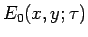 $E_0(x,y;\tau)
$