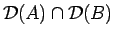 ${\cal D}(A)\cap{\cal D}(B)$