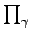$ \prod_\gamma$